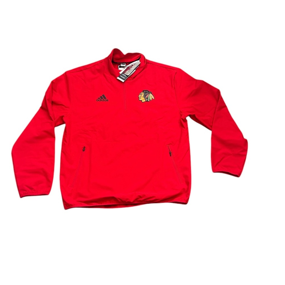 Chicago Blackhawks Adidas Men’s 1/4 Zip Cold Ready Jacket